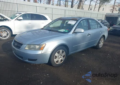 2007 Hyundai Sonata Gls z USA, uszkodzony, nr VIN 5NPET46C17H195481